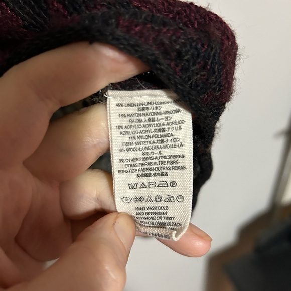 Free People Multi Colour Sweater Distressed As is - Picture 3 of 5